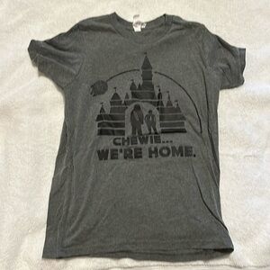 Boys Star Wars Disney World Tee Shirt Sz Large